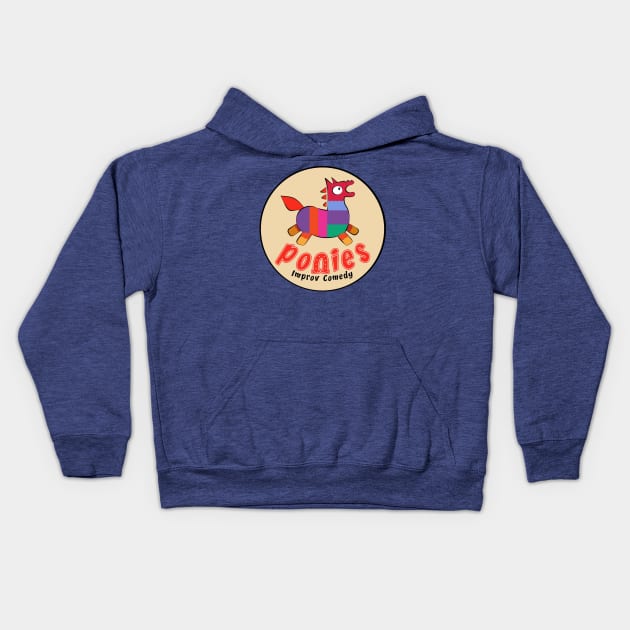 Ponies Logo Kids Hoodie by BriarPatch512